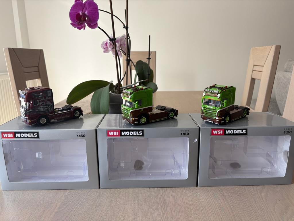 Wsi tekno scania 1/50, Hobby en Vrije tijd, Modelauto's | 1:50, Ophalen of Verzenden, Zo goed als nieuw