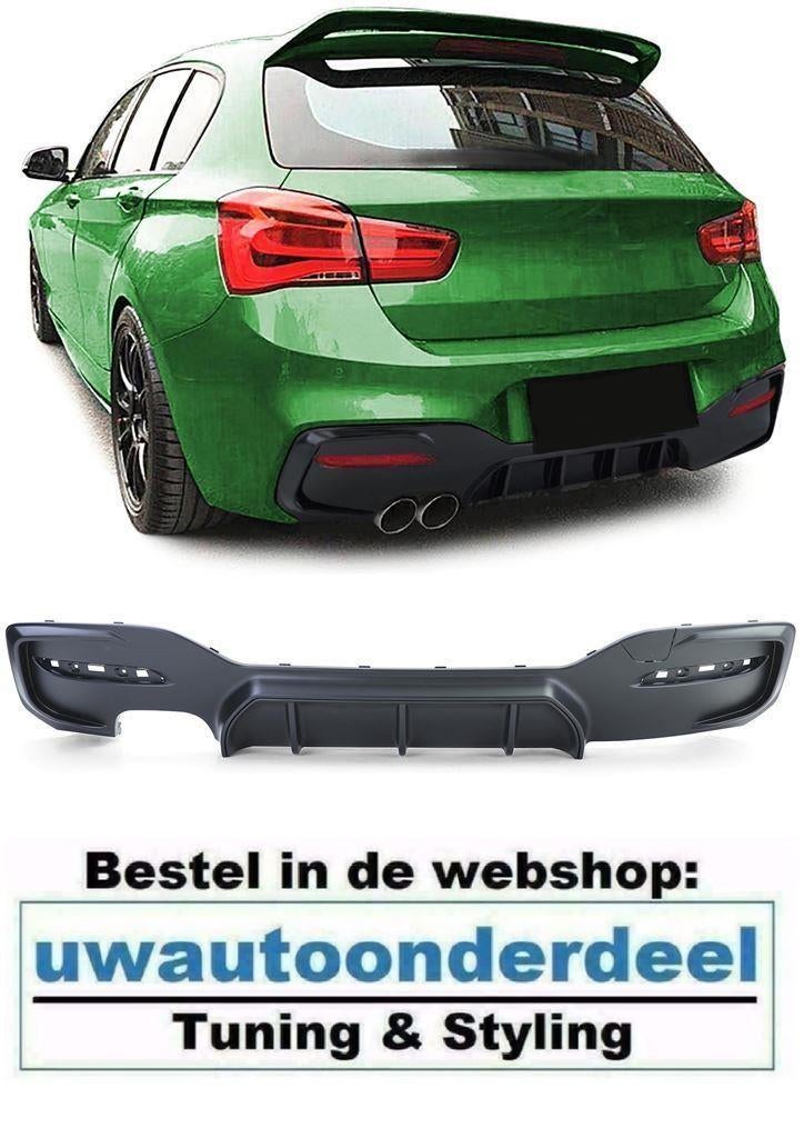 Diffuser Mat Zwart Dubbele Uitlaat Links Voor Bmw 1 Serie F2, Verzenden, Automotive Parts, A.parts@hotmail.nl, Trasmolenlaan 12 3447 GZ Woerden