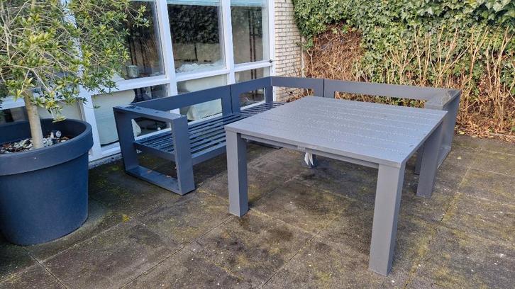 Exclusieve design diningloungeset compleet  NIEUW, Tuin en Terras, Tuinsets en Loungesets, Nieuw, Loungeset, Aluminium, 5 zitplaatsen