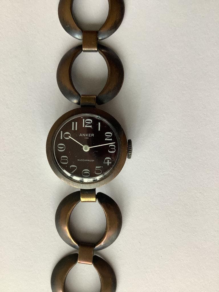 ANKER vintage metalen dames horloge met opwind mechanisme., Overige merken, Polshorloge, Nieuw, Ophalen of Verzenden