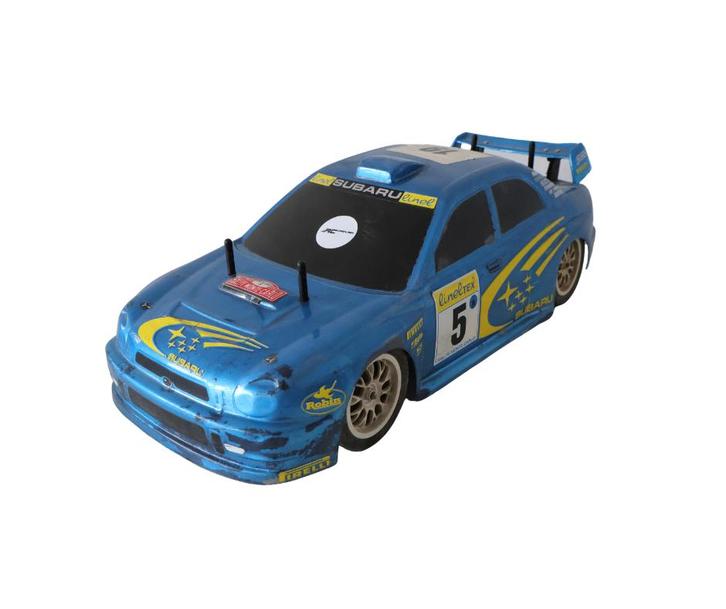 Tamiya TG10-Mk.1 Suburu STI 1/10 nitro rc auto, Hobby en Vrije tijd, Modelbouw | Radiografisch | Auto's, Gebruikt, Auto onroad