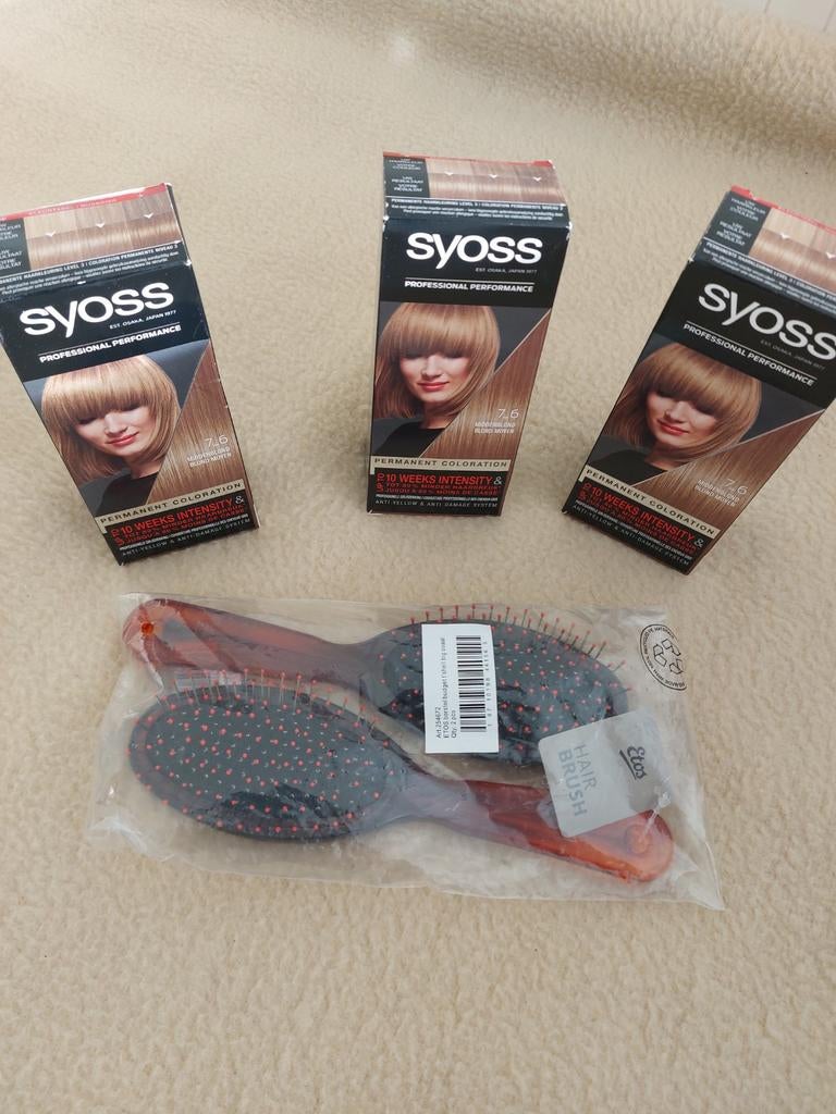 Syoss Haarverf & Etos Haarborstels Set, Ophalen of Verzenden, Nieuw, Haarverzorger of -hersteller