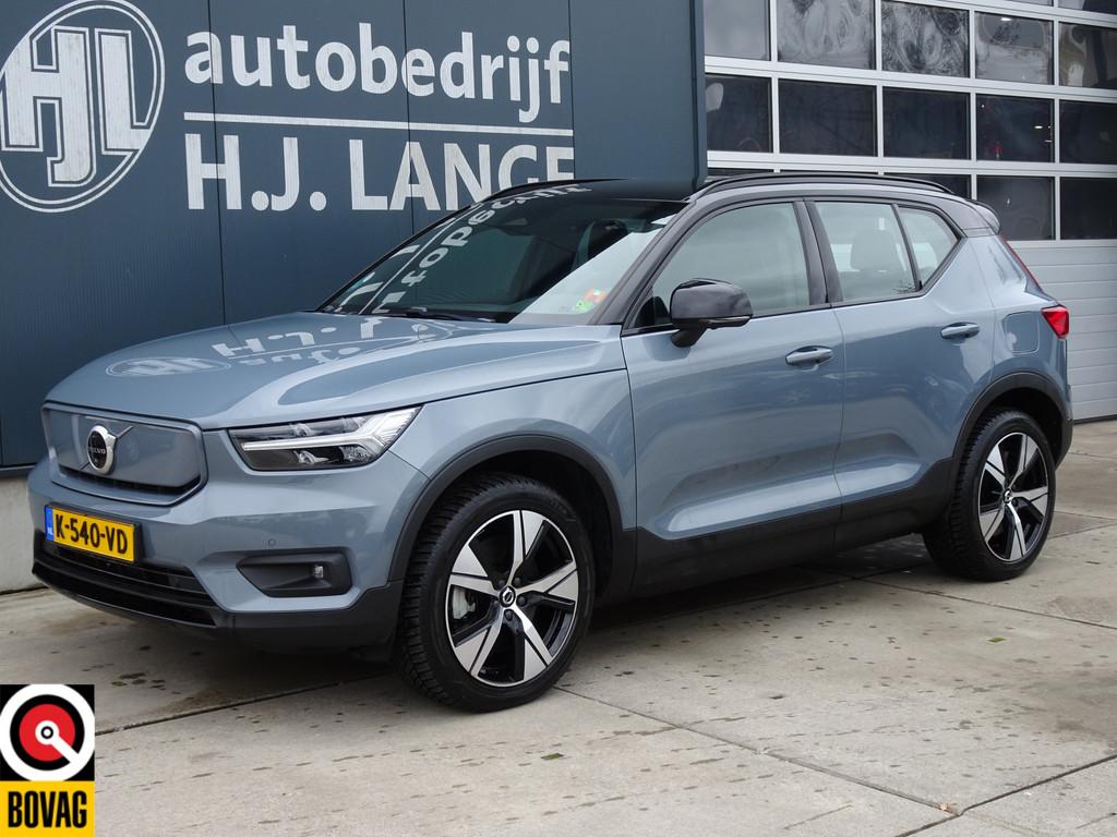 Volvo XC40 Recharge P8 AWD R-Design (bj 2021, automaat), Auto's, Volvo, 12 maanden, Gebruikt, Zwart, 416 km