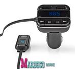Aktie, FM transmitter, FM-zender, Bluetooth 5.0, Handsfree, Nedis, Nieuw, Info@marbeco.nl, Ophalen of Verzenden