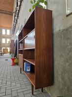 XL Mid Century Deens Design Wandmeubel | Teak Wand Kast, Gebruikt, Met deur(en), 100 tot 150 cm, 150 tot 200 cm