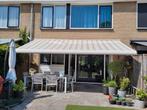 Electrisch Sunpoint/Hylas zonnescherm 5,50m met Somfy a.b., Tuin en Terras, Zonneschermen, Ophalen, Gebruikt, 450 cm of meer, Elektrisch