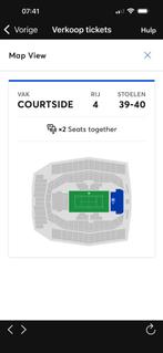 2 ABNAMRO tickets dinsdagavond courtside, Tickets en Kaartjes, Twee personen
