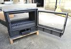 Tunnelhaard / Doorkijkhaard van Flam type MT 72/56 met BBQ, Ophalen of Verzenden, Gebruikt, Inbouwhaard, Houthaard