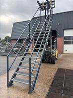 Stalen trap antraciet. Hoog 3,3 mtr. Nob124, Doe-het-zelf en Verbouw, Ophalen, Zo goed als nieuw, 2 tot 4 meter