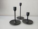 Ikea Fulltalig Kandelaar set van 3 zwart, Ophalen, Zwart, Zo goed als nieuw, Metaal