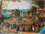 Ravensburger Puzzel 5000 Stukjes - Boerentaferelen, Hobby en Vrije tijd, Denksport en Puzzels, Ophalen of Verzenden, Meer dan 1500 stukjes
