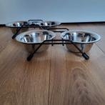 Adori standaard met 2 voerbakjes RVS, Ophalen of Verzenden, Zo goed als nieuw