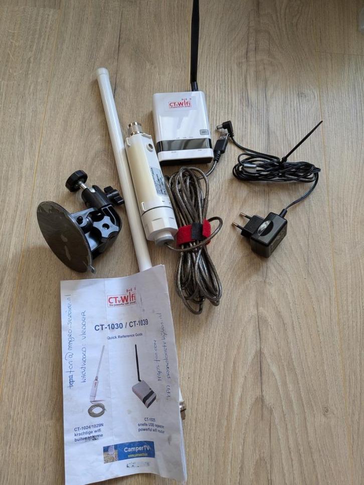 WiFi versterking camping, Computers en Software, WiFi-versterkers, Gebruikt, Ophalen