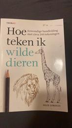 Felix Lorenzi - Hoe teken ik wilde dieren, Ophalen, Zo goed als nieuw, Felix Lorenzi, Tekenen en Schilderen