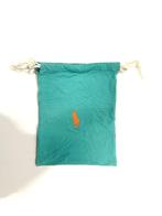 POLO RALPH LAUREN tasje opbergtasje zakje mint groen/oranje, Gebruikt, 20 tot 30 cm, Verzenden, Minder dan 35 cm