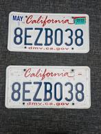 Kentekenplaat Paar California USA 2 nummerborden nummerplate, Ophalen of Verzenden, Gebruikt, Auto's