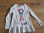 Heel leuk longsleeve shirt/tuniek maat 122-128, Ophalen of Verzenden, Zo goed als nieuw, Meisje, Shirt of Longsleeve