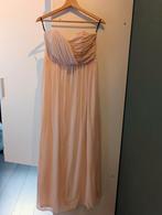 Chiffon maxi jurk, Kleding | Dames, Jurken, Beige, Maat 42/44 (L), Ophalen of Verzenden, Zo goed als nieuw