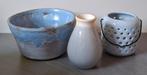 Diverse potjes/vaasjes/kaarshouders, Tuin en Terras, Bloempotten, Rond, Ophalen of Verzenden, Zo goed als nieuw, Aardewerk