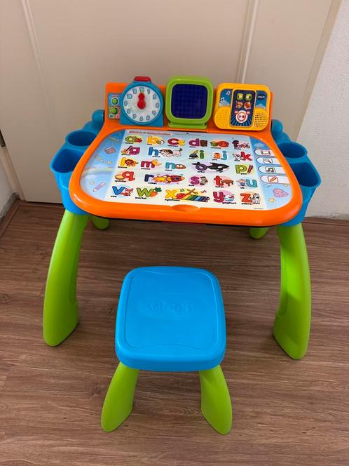 V-Tech interactief bureau, Kinderen en Baby's, Speelgoed | Vtech, Gebruikt, 4 tot 6 jaar, Ophalen