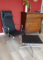 Eames Look Alikes lounge chair + hocker, Metaal, 75 tot 100 cm, Ophalen of Verzenden, Zo goed als nieuw