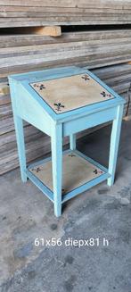 Lessenaar tekentafel sidetable haltafel plantentafel klep, Antiek en Kunst, Ophalen