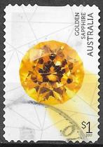 Australie: Mi. 4606 uit 2017  edelsteen saffier, Ophalen of Verzenden, Gestempeld