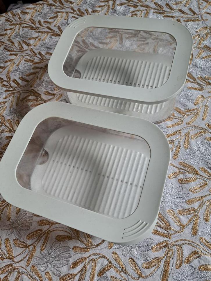 2 Mepal Vershoudbakjes - Ideaal voor Bewaren, Huis en Inrichting, Keuken | Keukenbenodigdheden, Ophalen of Verzenden