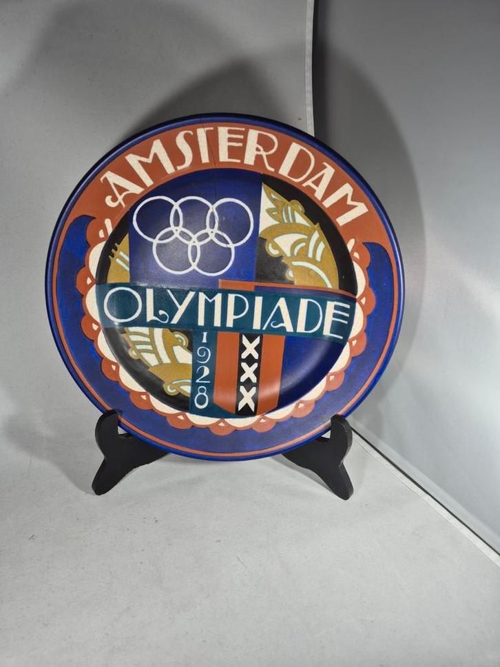 wandbord olympiade jaap gidding, Antiek en Kunst, Antiek | Keramiek en Aardewerk, Ophalen
