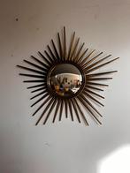 XL zonnespiegel sunburst Mid Century Vintage, Antiek en Kunst, Ophalen, Rond, 50 tot 100 cm