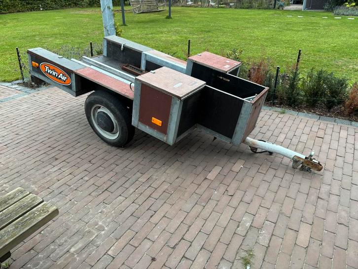 Cross aanhanger, Fietsen en Brommers, Fietsaccessoires | Aanhangers en Karren, Gebruikt, Overige typen, Vering, Ophalen