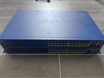 NETGEAR FS728TPv2 (2 stuks) beschikbaar voor biedingen