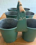 Countryfield Duo Bloempotten - Set van 3, Tuin en Terras, Gebruikt, Minder dan 30 cm, Ophalen of Verzenden, Binnen