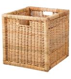 4x Ikea Branäs Rotan Mand voor Kallax Kast + gratis kast, Minder dan 50 cm, Gebruikt, 50 tot 100 cm, Ophalen of Verzenden
