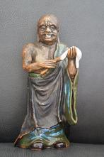 antiek chinees aardewerken beeldje: Li Tieguai, onsterfelyke, Verzamelen, Beelden en Beeldjes, Ophalen of Verzenden, Gebruikt