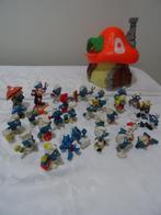 smurfen Schleich Peyo vintage smurfenhuis gouden smurf kat, Verzamelen, Smurfen, Ophalen of Verzenden, Gebruikt, Verschillende Smurfen