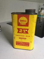 Shell olieblik oud en nostalgisch, Verzamelen, Blikken, Ophalen of Verzenden, Gebruikt, Overige, Overige merken