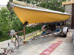 Centaur Escape Gele zeilboot met boottrailer, Ophalen, Geen motor, Gebruikt, 6 meter of meer