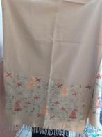 Prachtige sjaal met borduursel, Ophalen of Verzenden, Zo goed als nieuw, Sjaal