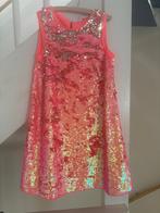 NEON ROZE PAILLETEN FEEST JURK, MAAT: 140, Meisje, H&M, Ophalen of Verzenden, Zo goed als nieuw