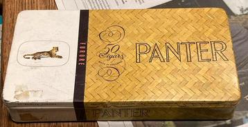 Vintage retro Panter oud Sigarenblik, sigaren blik Furore beschikbaar voor biedingen