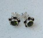 Peridot zilveren oorbellen, Sieraden, Tassen en Uiterlijk, Oorbellen, Nieuw, Ophalen of Verzenden, Met edelsteen, Knopjes of Stekers