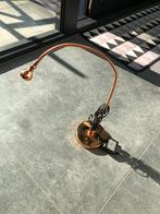 Koperkleurige bureaulamp, Ophalen of Verzenden, Zo goed als nieuw, Kunststof, Minder dan 50 cm