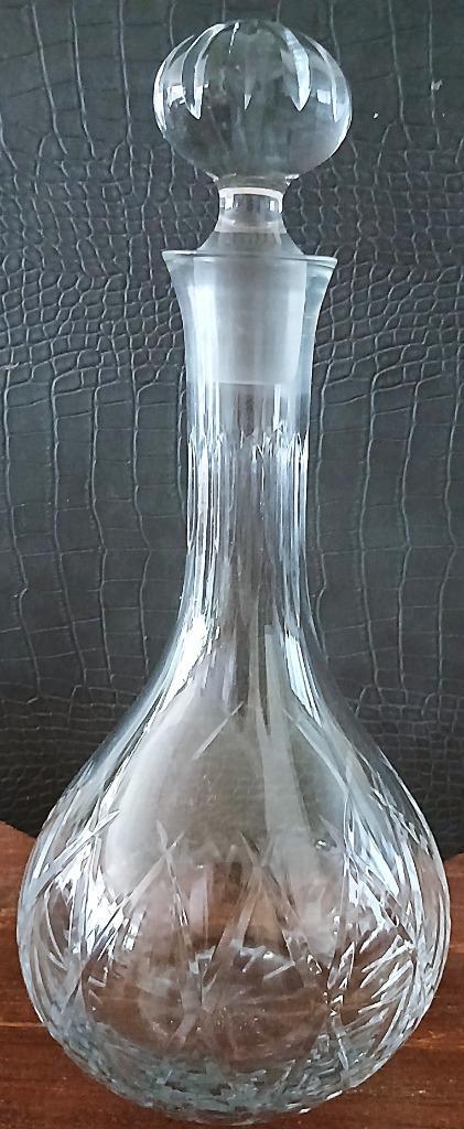 Vintage Wijn Karaf Kristal Fostoria, Antiek en Kunst, Antiek | Glas en Kristal, Ophalen of Verzenden