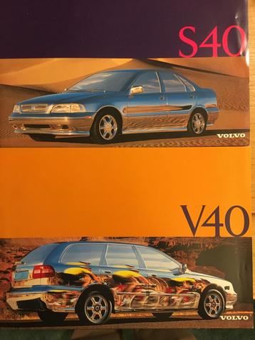 11x Volvo S40/V40 folders/brochures/prijslijsten Nederlands beschikbaar voor biedingen