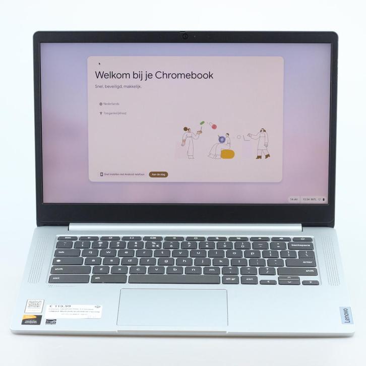Lenovo IdeaPad Slim 3 Chrome 14M868 Mediatek/4GB/64GB Opslag, Computers en Software, Chromebooks, Zo goed als nieuw
