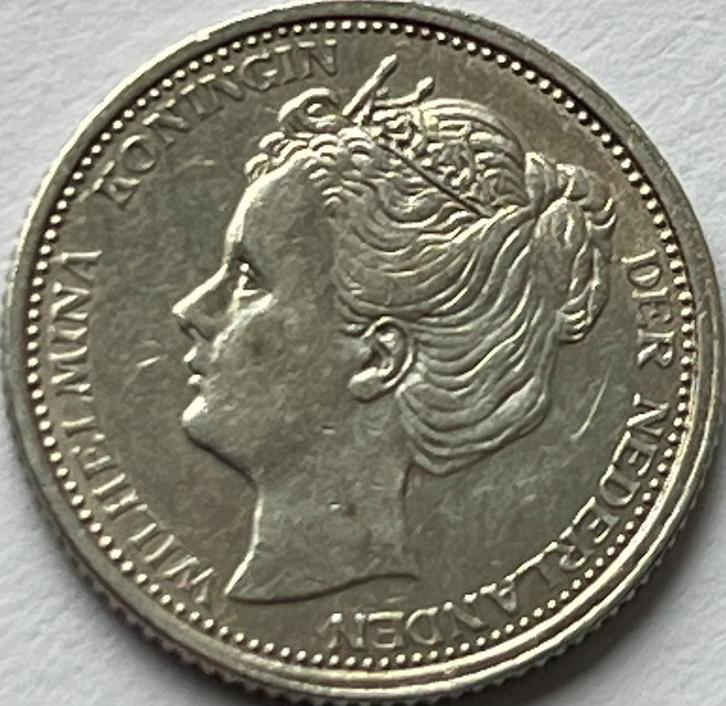 Heel mooi dubbeltje 1904, Postzegels en Munten, Munten | Nederland, Losse munt, 10 cent, Koningin Wilhelmina, Zilver, Ophalen of Verzenden