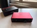 Focusrite Scarlett 2i2 4th Gen – Gloednieuw nooit gebruikt!, Computers en Software, Geluidskaarten, Ophalen of Verzenden, Zo goed als nieuw