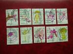 2014 Orchideeen v. het Gerendal gest. serie NVPH 3175 - 3184, Ophalen of Verzenden, Gestempeld