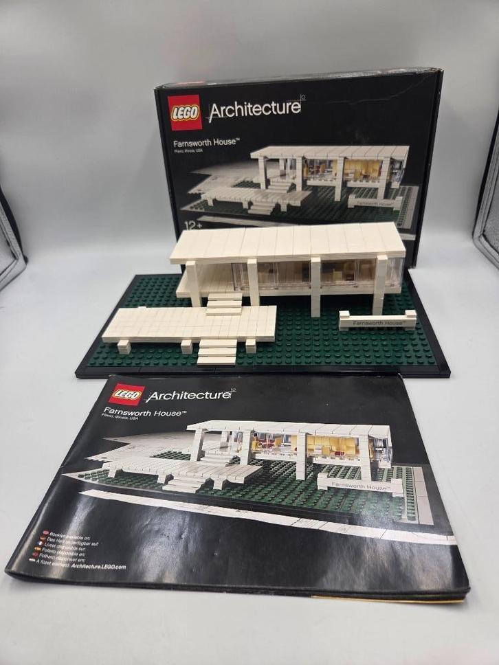 Lego Architecture 21009 Farnsworth House, Kinderen en Baby's, Speelgoed | Duplo en Lego, Zo goed als nieuw, Lego, Complete set